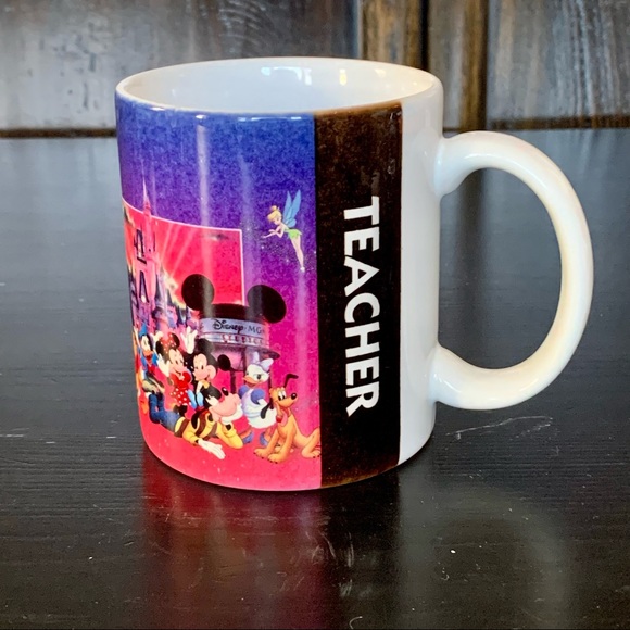 Vintage Walt Disney World TEACHER Ceramic Mug - Picture 3 of 13